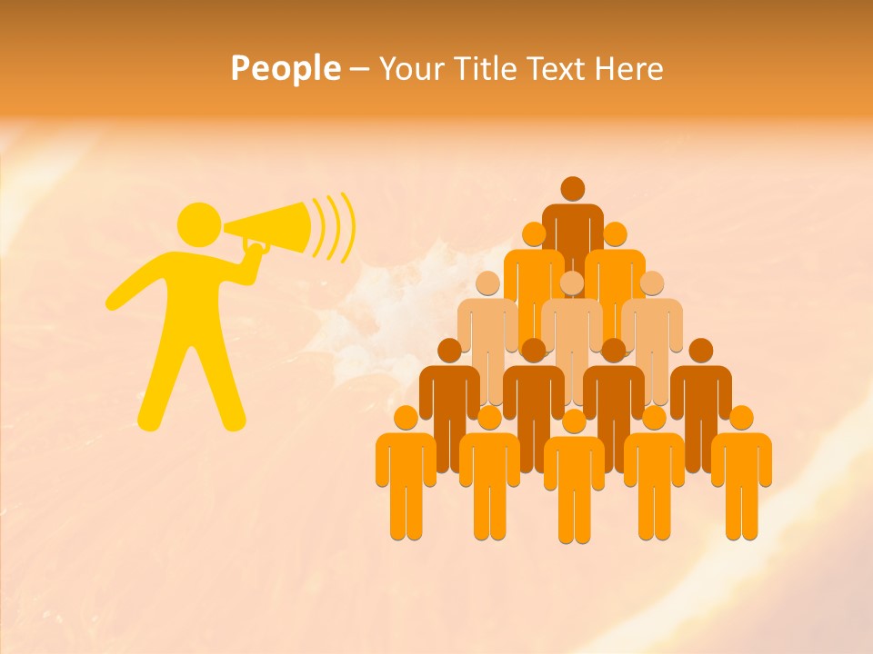 Taste Orange Ripe PowerPoint Template