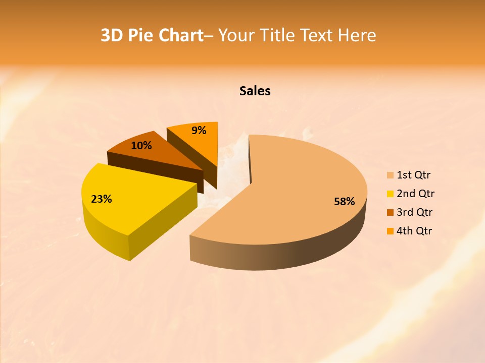 Taste Orange Ripe PowerPoint Template