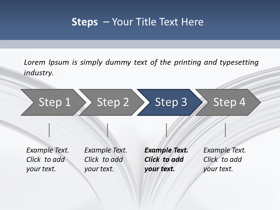 Background School Novel PowerPoint Template