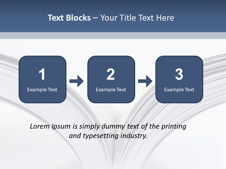 Background School Novel PowerPoint Template