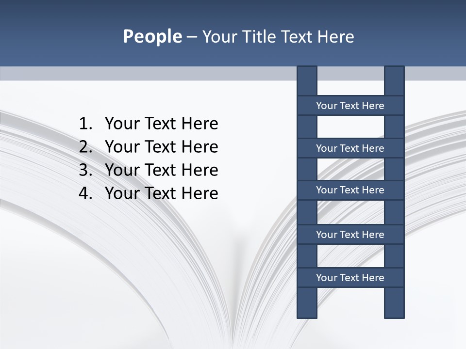 Background School Novel PowerPoint Template