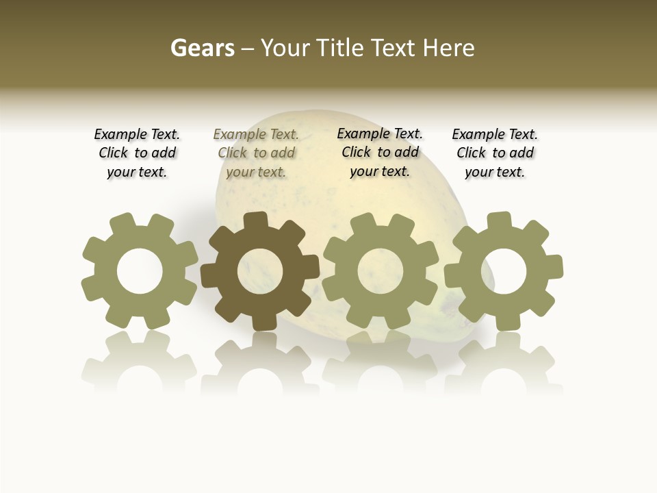 Nutrition Bright Yellow PowerPoint Template