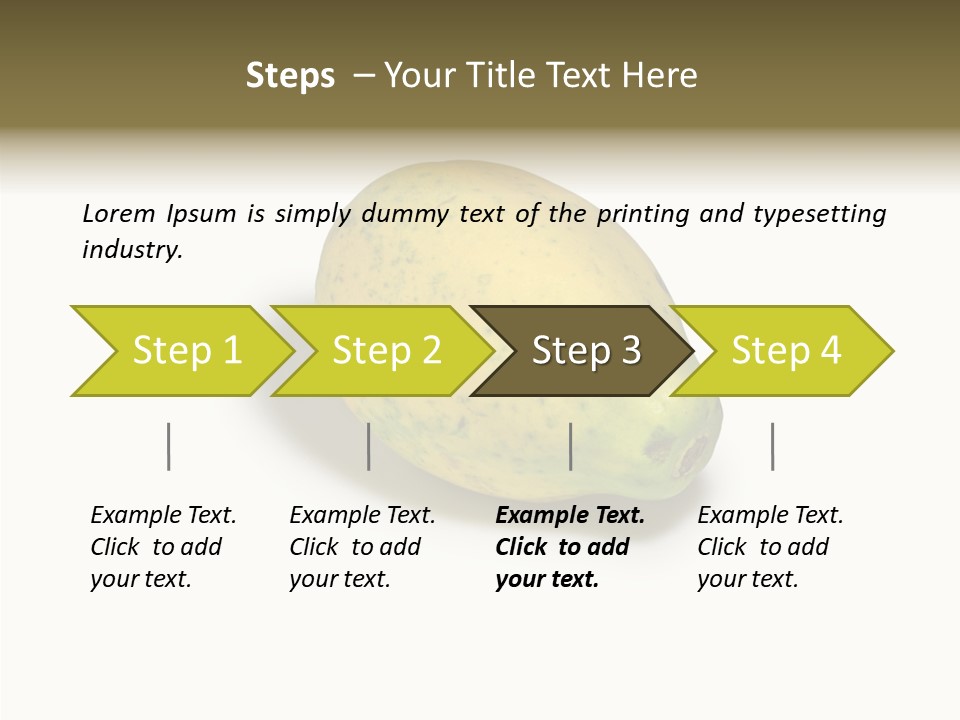 Nutrition Bright Yellow PowerPoint Template