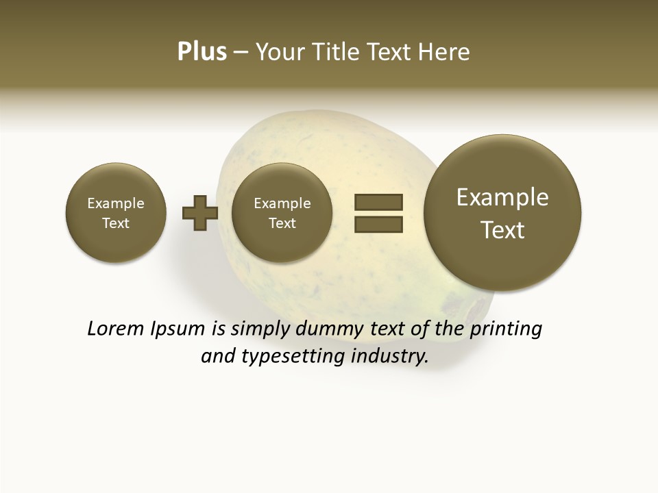 Nutrition Bright Yellow PowerPoint Template