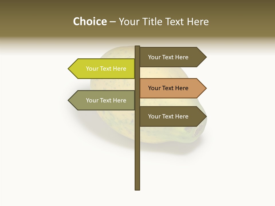 Nutrition Bright Yellow PowerPoint Template
