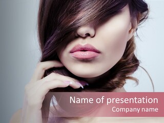 Portrait Skin Beautiful PowerPoint Template