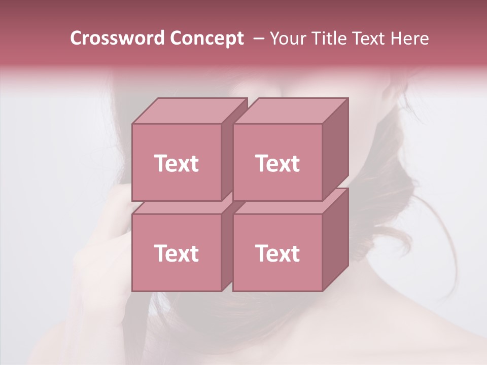 Portrait Skin Beautiful PowerPoint Template