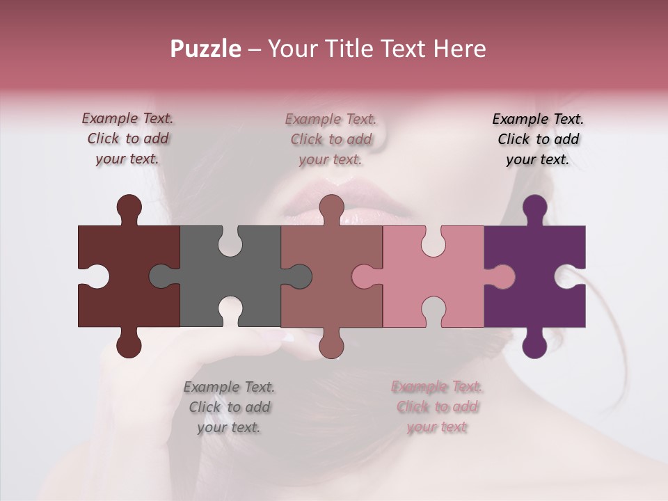 Portrait Skin Beautiful PowerPoint Template