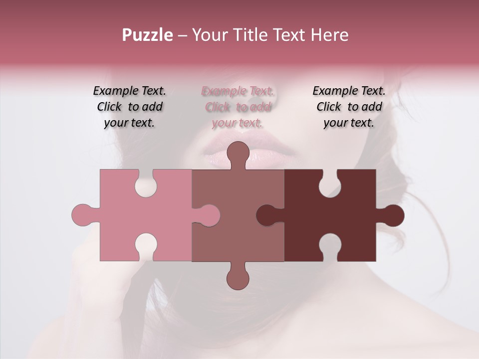 Portrait Skin Beautiful PowerPoint Template