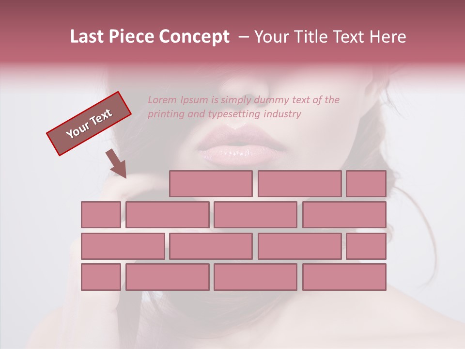 Portrait Skin Beautiful PowerPoint Template