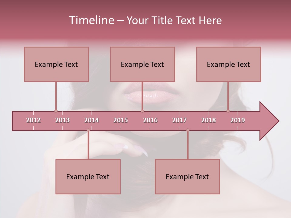 Portrait Skin Beautiful PowerPoint Template