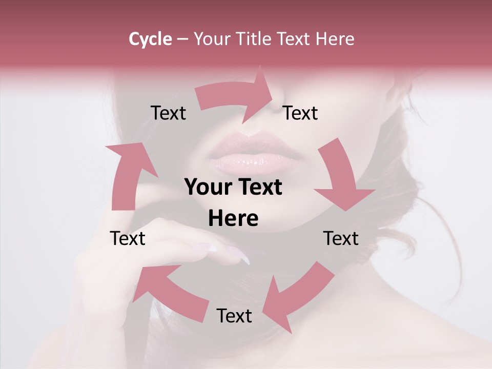 Portrait Skin Beautiful PowerPoint Template