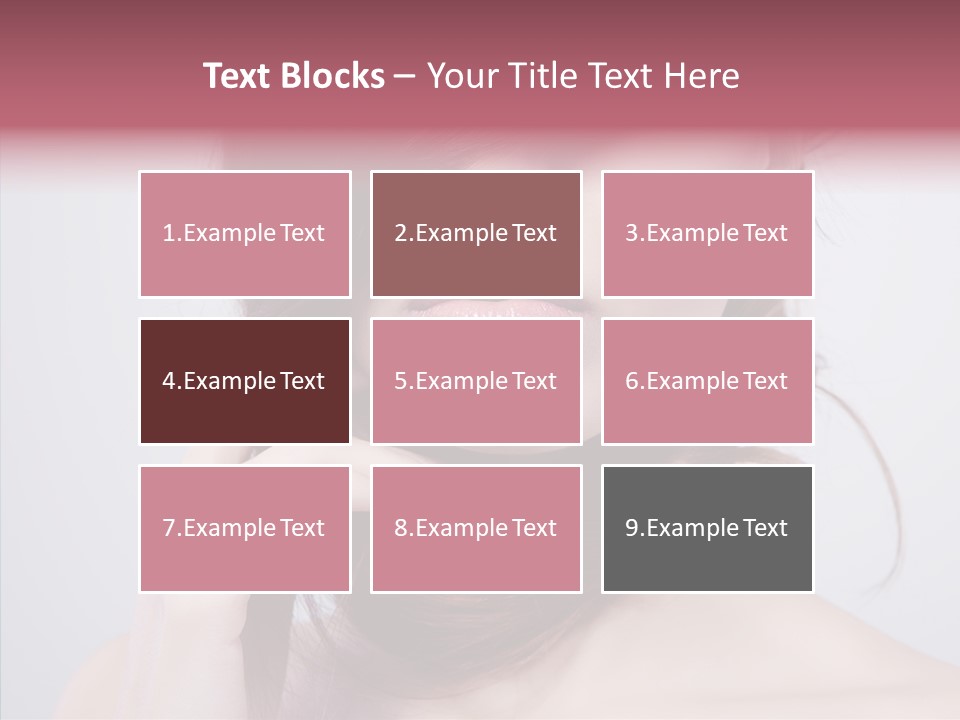 Portrait Skin Beautiful PowerPoint Template