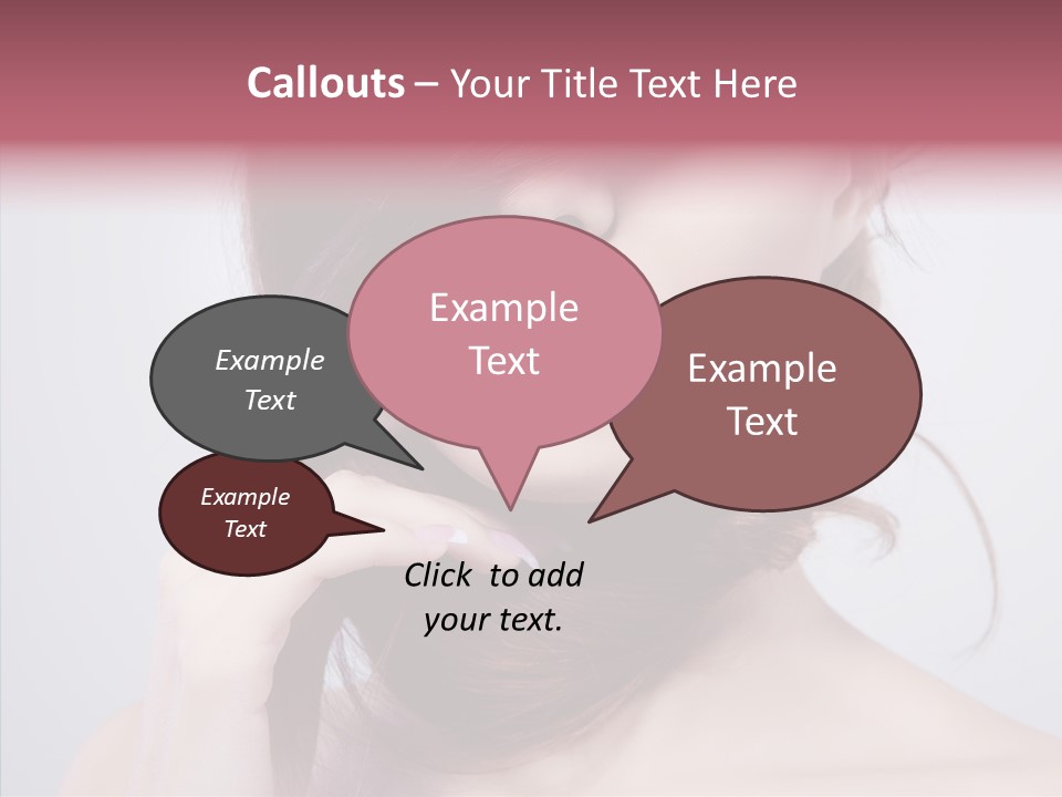 Portrait Skin Beautiful PowerPoint Template