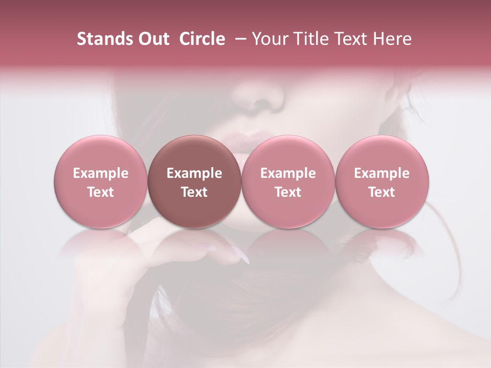 Portrait Skin Beautiful PowerPoint Template