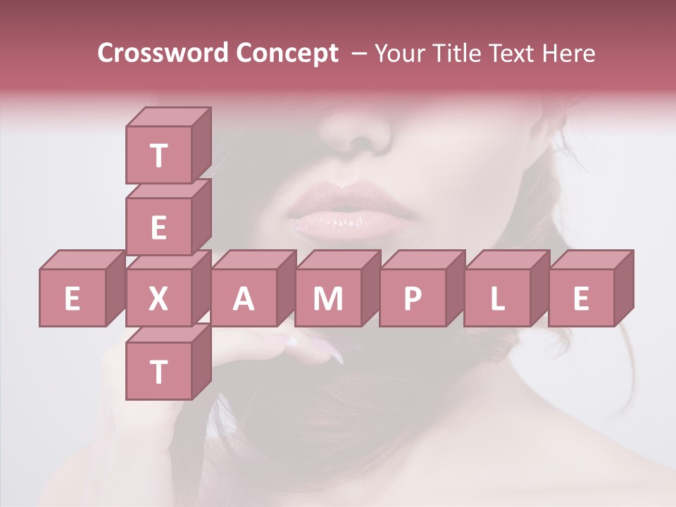 Portrait Skin Beautiful PowerPoint Template