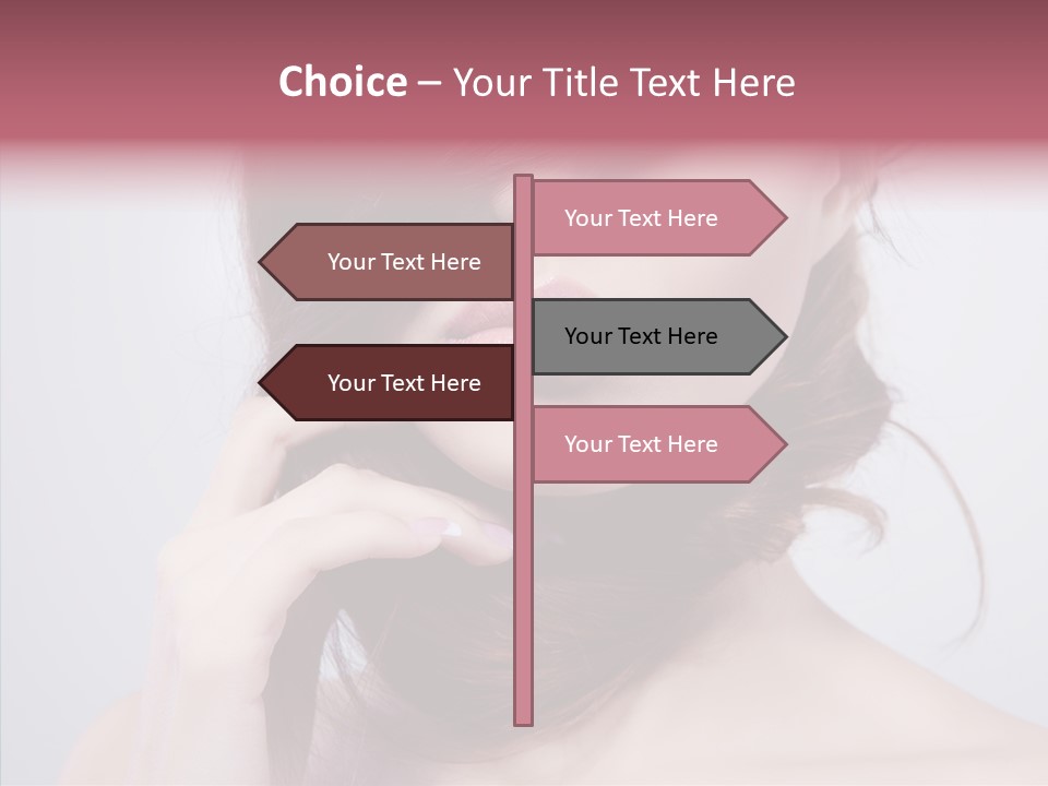 Portrait Skin Beautiful PowerPoint Template