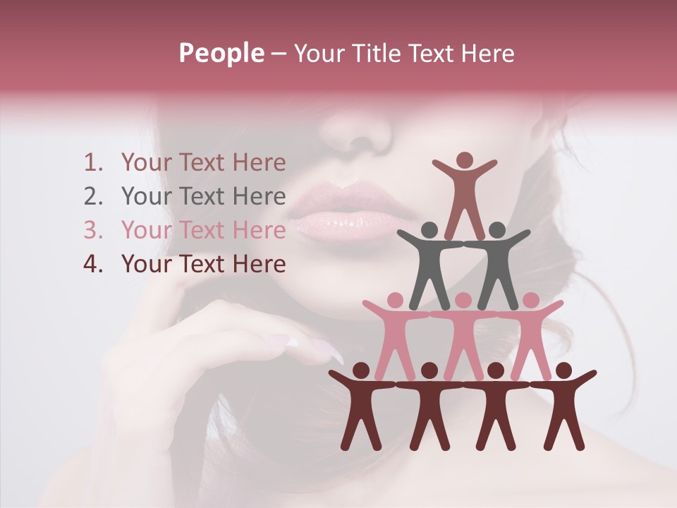 Portrait Skin Beautiful PowerPoint Template