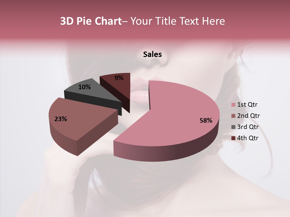 Portrait Skin Beautiful PowerPoint Template