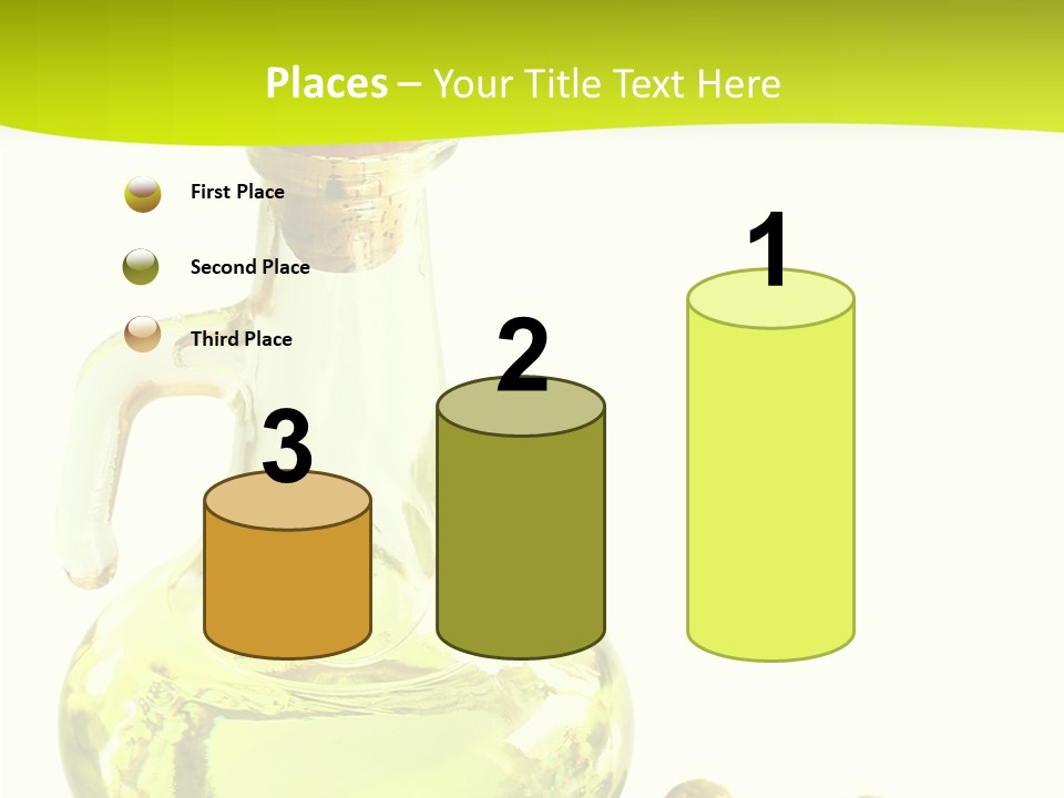 Mediterranean Elegant Bottle PowerPoint Template