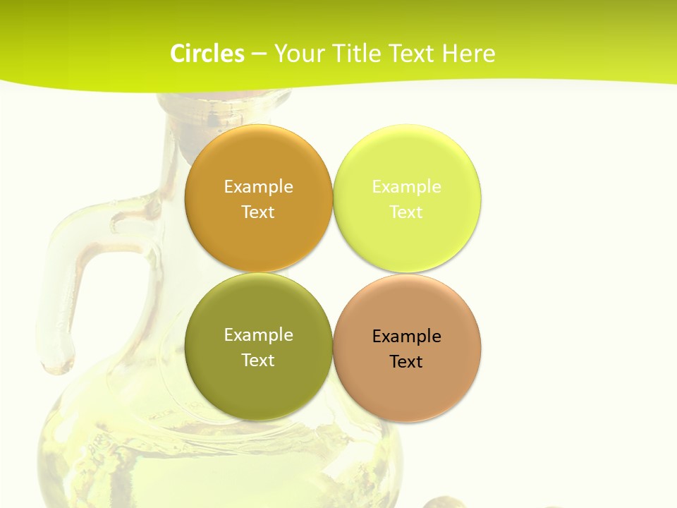 Mediterranean Elegant Bottle PowerPoint Template