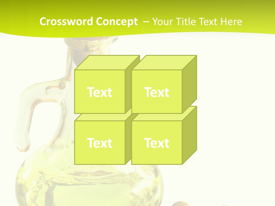 Mediterranean Elegant Bottle PowerPoint Template