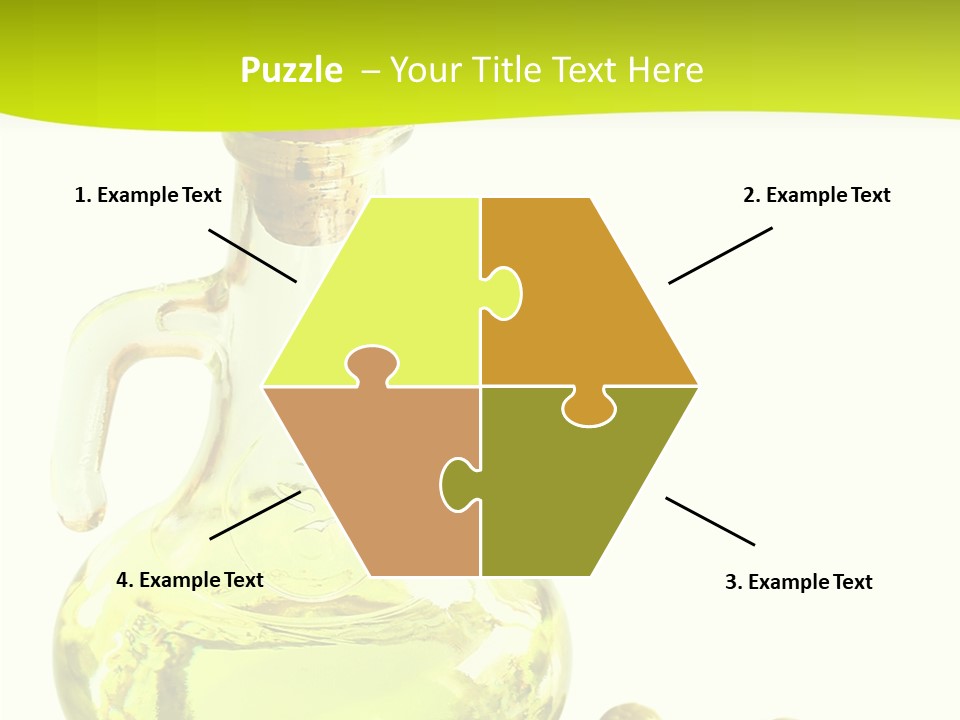 Mediterranean Elegant Bottle PowerPoint Template