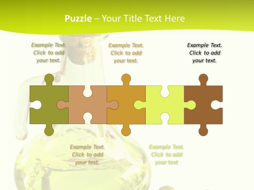 Mediterranean Elegant Bottle PowerPoint Template