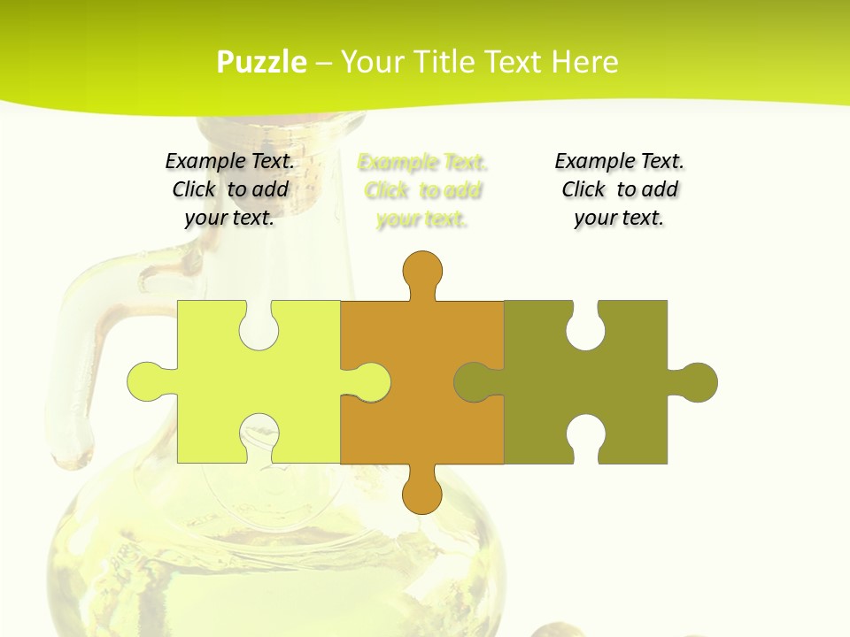 Mediterranean Elegant Bottle PowerPoint Template