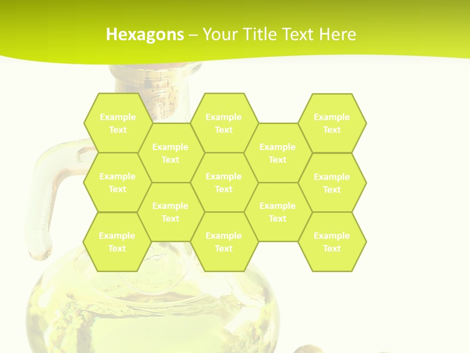 Mediterranean Elegant Bottle PowerPoint Template