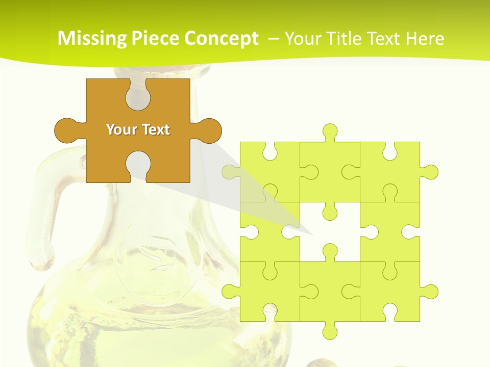 Mediterranean Elegant Bottle PowerPoint Template