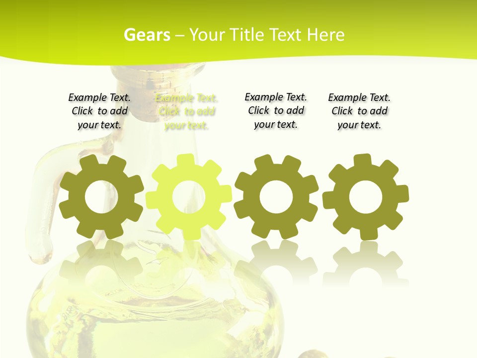 Mediterranean Elegant Bottle PowerPoint Template