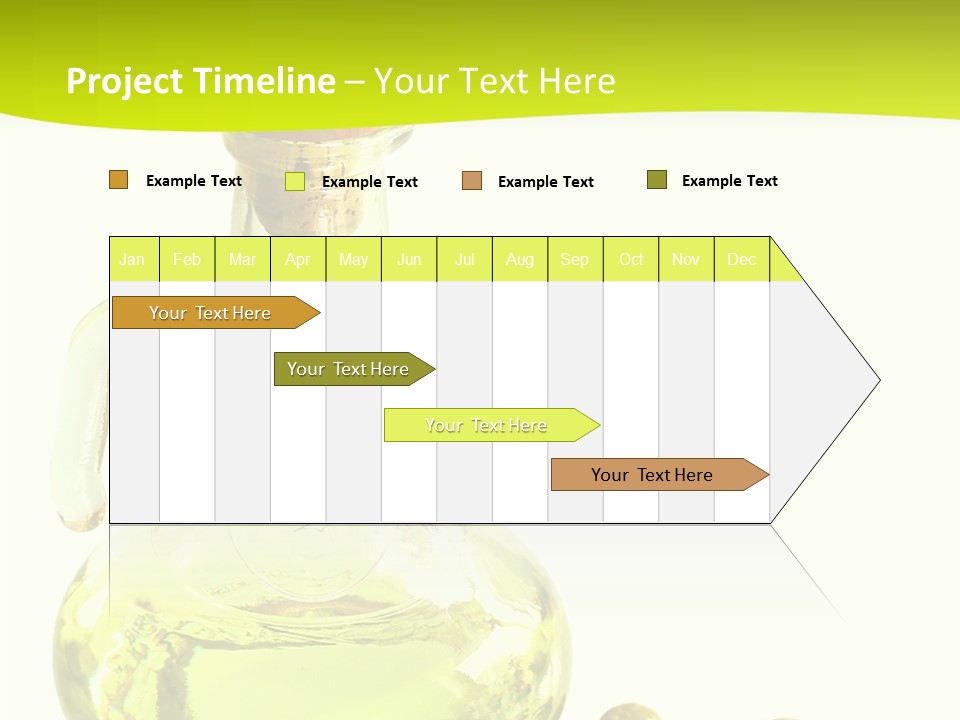 Mediterranean Elegant Bottle PowerPoint Template