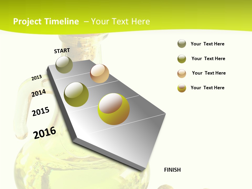 Mediterranean Elegant Bottle PowerPoint Template