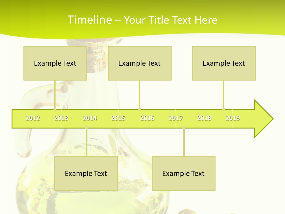Mediterranean Elegant Bottle PowerPoint Template