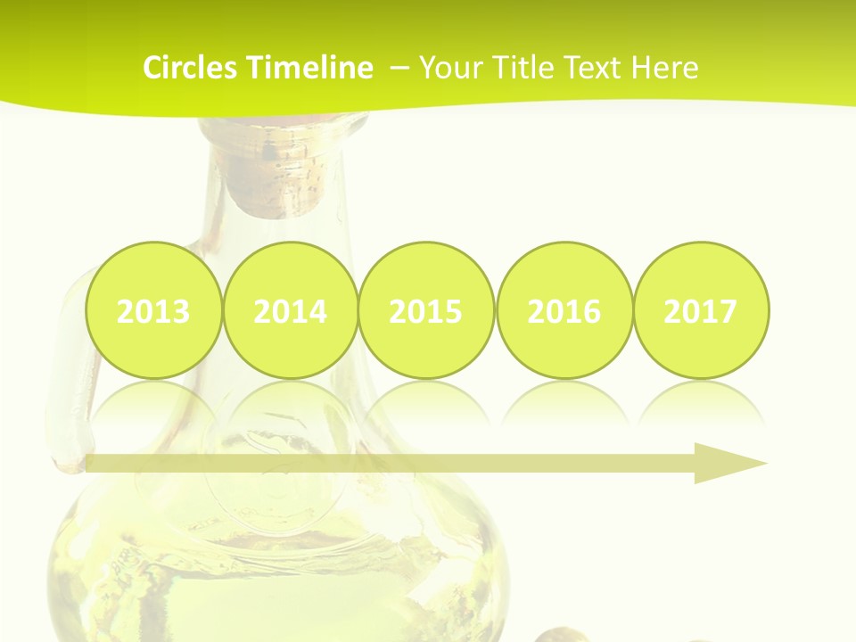 Mediterranean Elegant Bottle PowerPoint Template