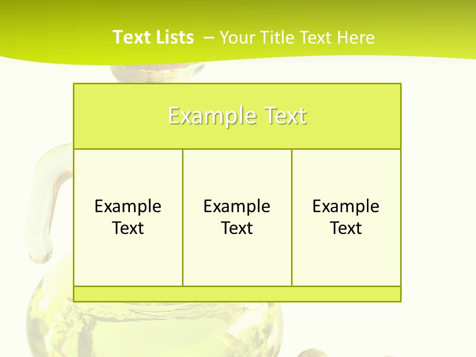 Mediterranean Elegant Bottle PowerPoint Template