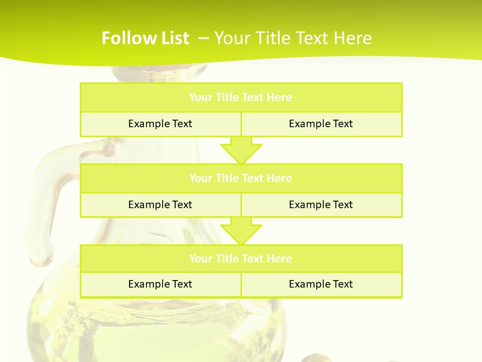 Mediterranean Elegant Bottle PowerPoint Template