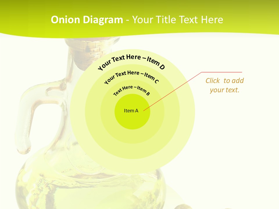 Mediterranean Elegant Bottle PowerPoint Template