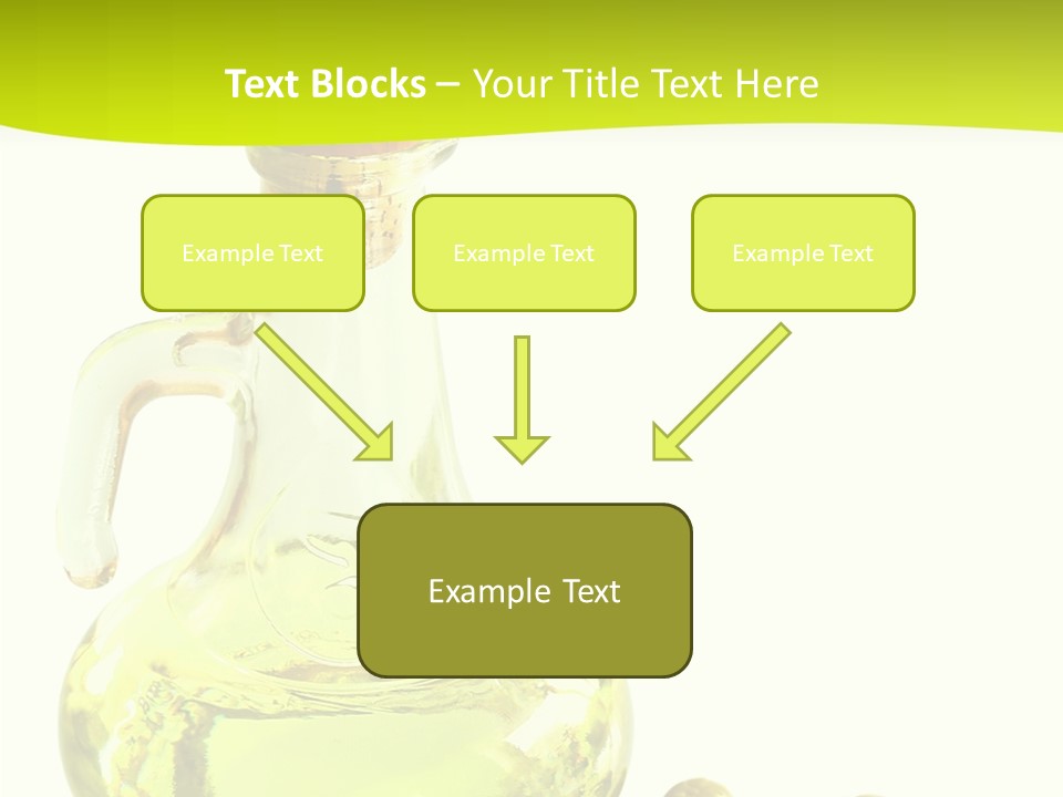 Mediterranean Elegant Bottle PowerPoint Template