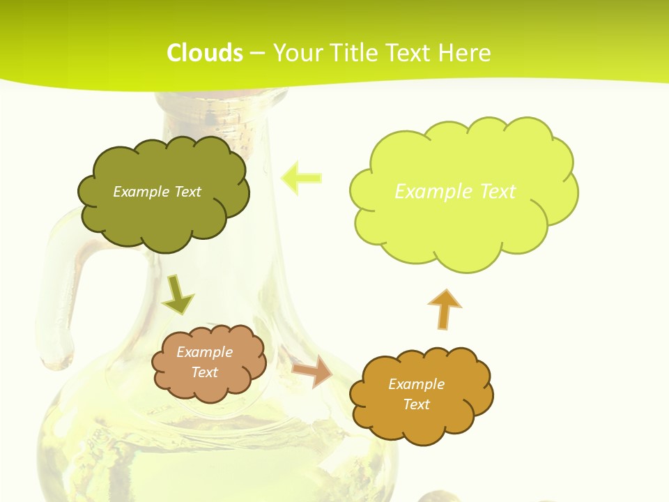 Mediterranean Elegant Bottle PowerPoint Template