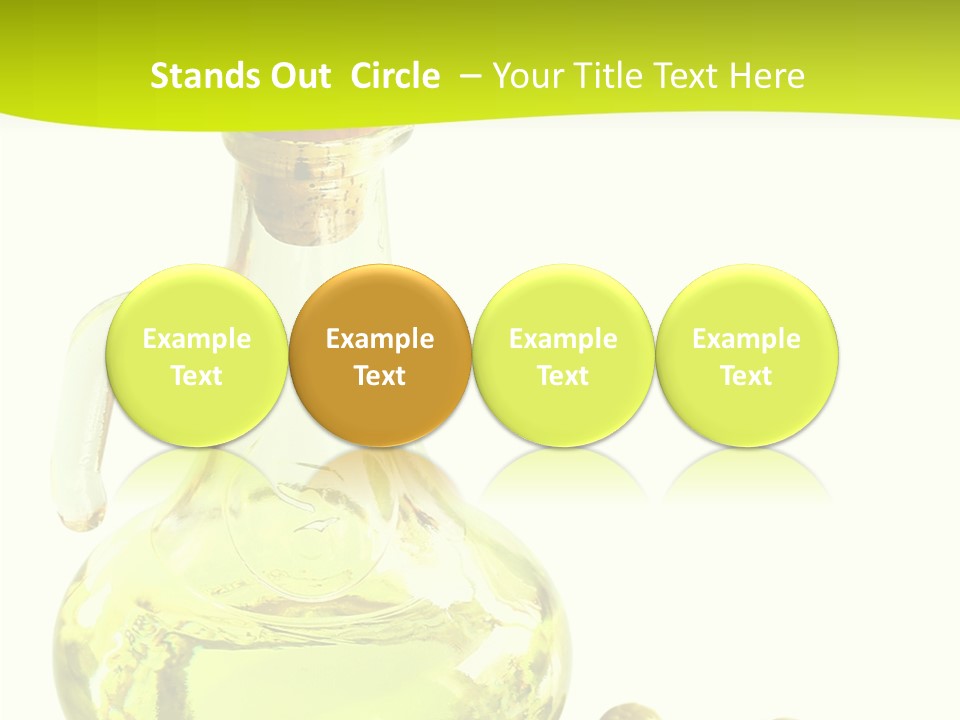 Mediterranean Elegant Bottle PowerPoint Template