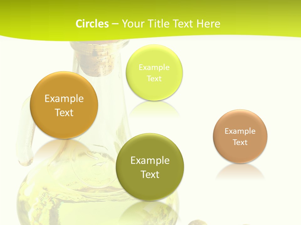 Mediterranean Elegant Bottle PowerPoint Template