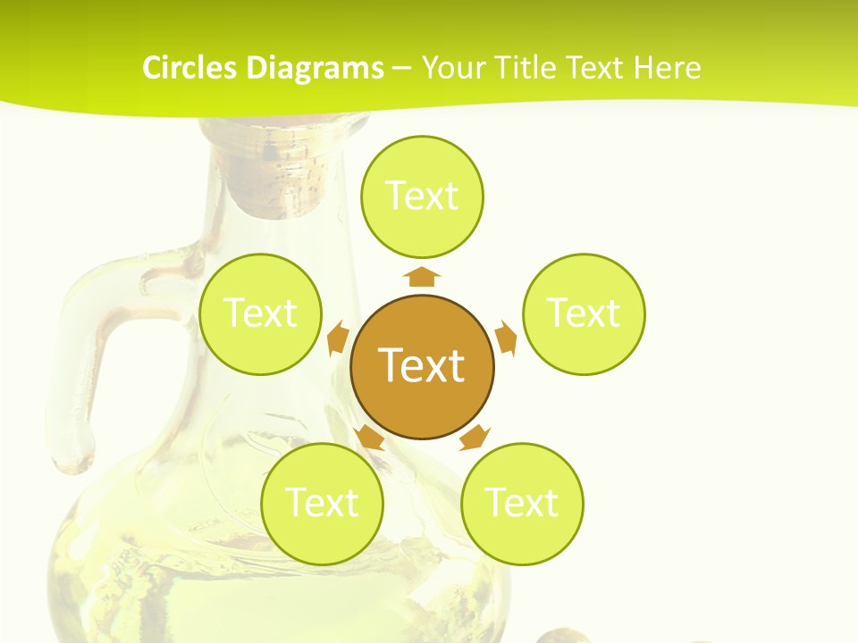 Mediterranean Elegant Bottle PowerPoint Template