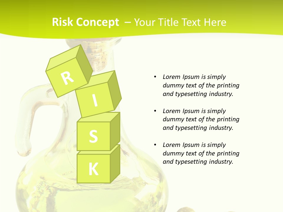 Mediterranean Elegant Bottle PowerPoint Template