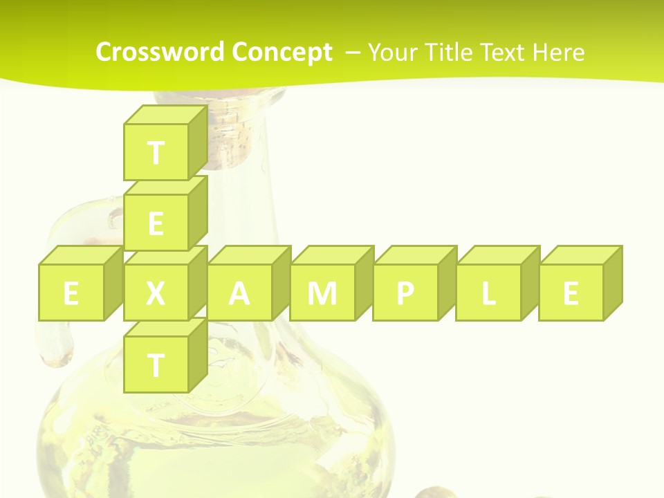 Mediterranean Elegant Bottle PowerPoint Template