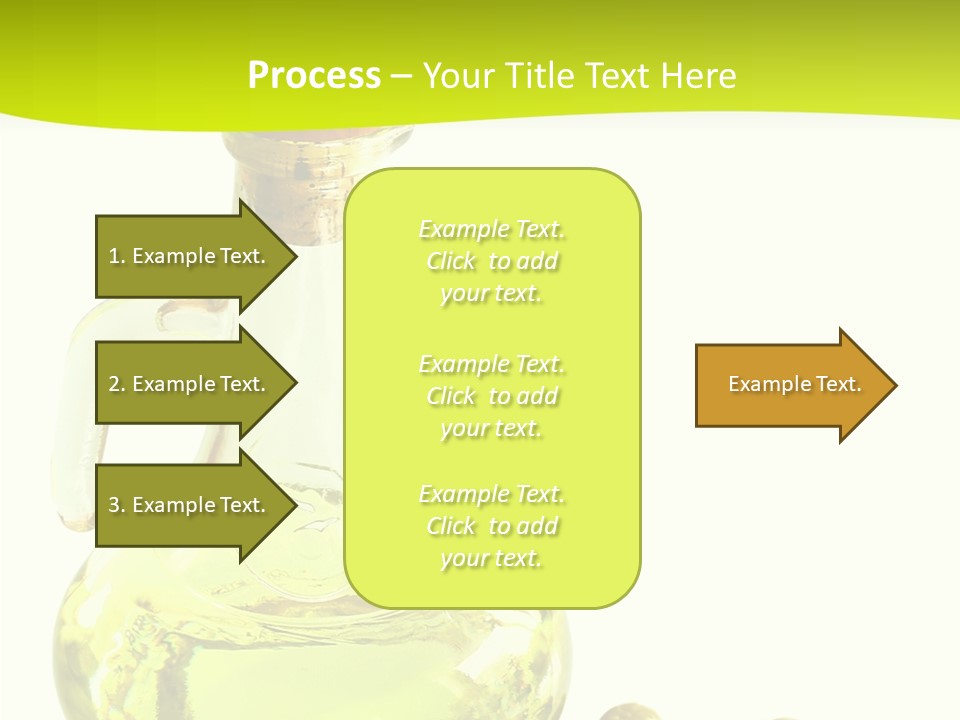 Mediterranean Elegant Bottle PowerPoint Template