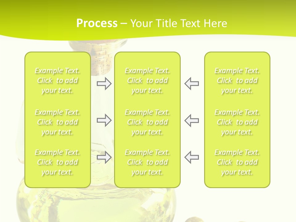 Mediterranean Elegant Bottle PowerPoint Template