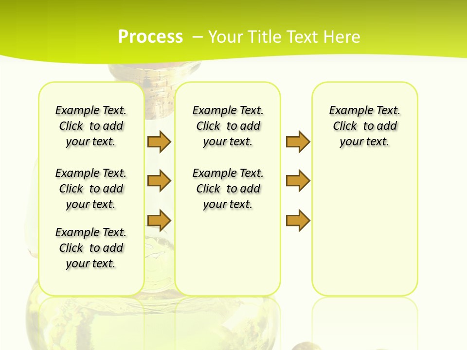 Mediterranean Elegant Bottle PowerPoint Template