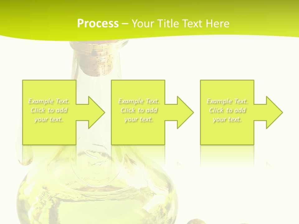 Mediterranean Elegant Bottle PowerPoint Template